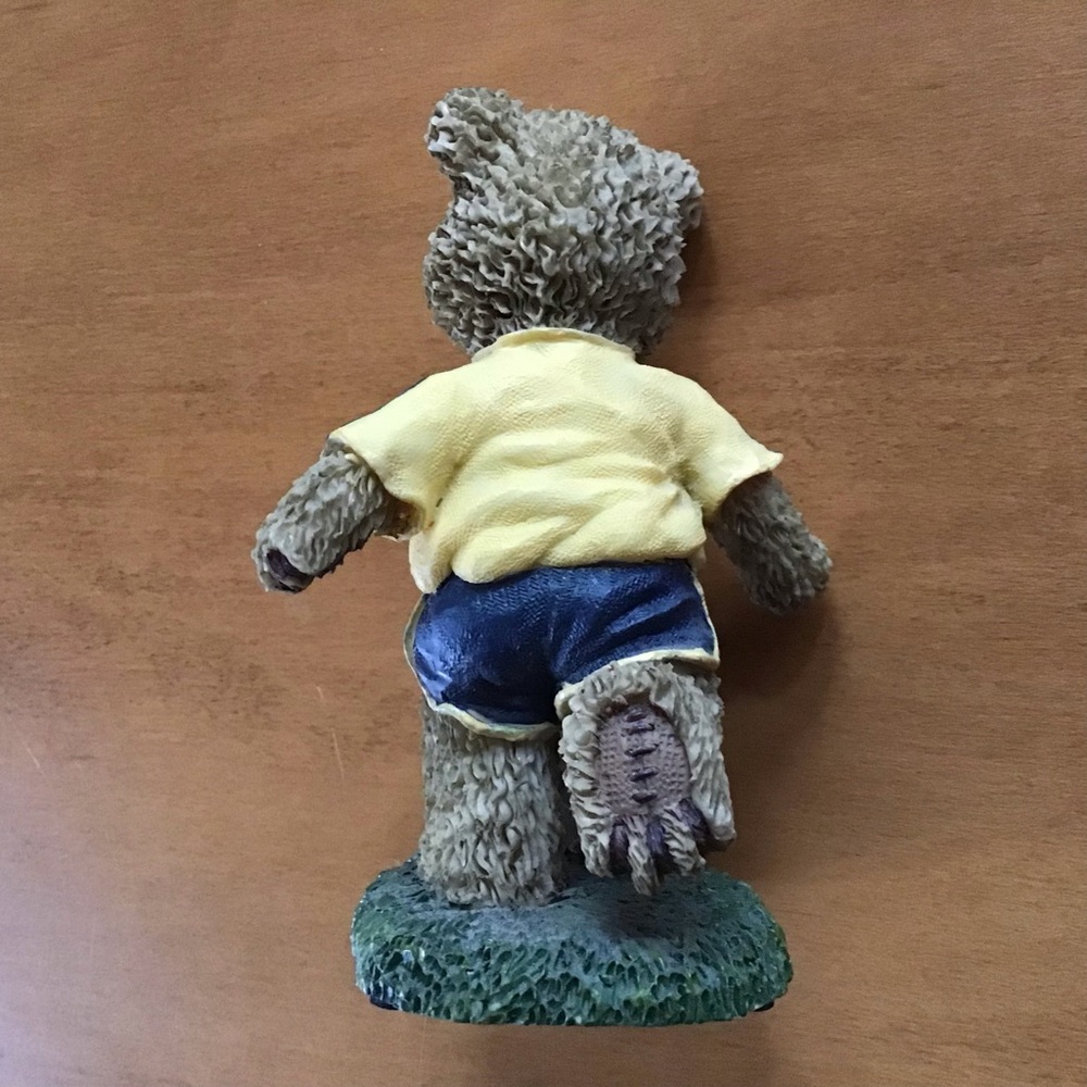 Vintage Soccer Teddy Bear Collectible - Picture 2 of 3